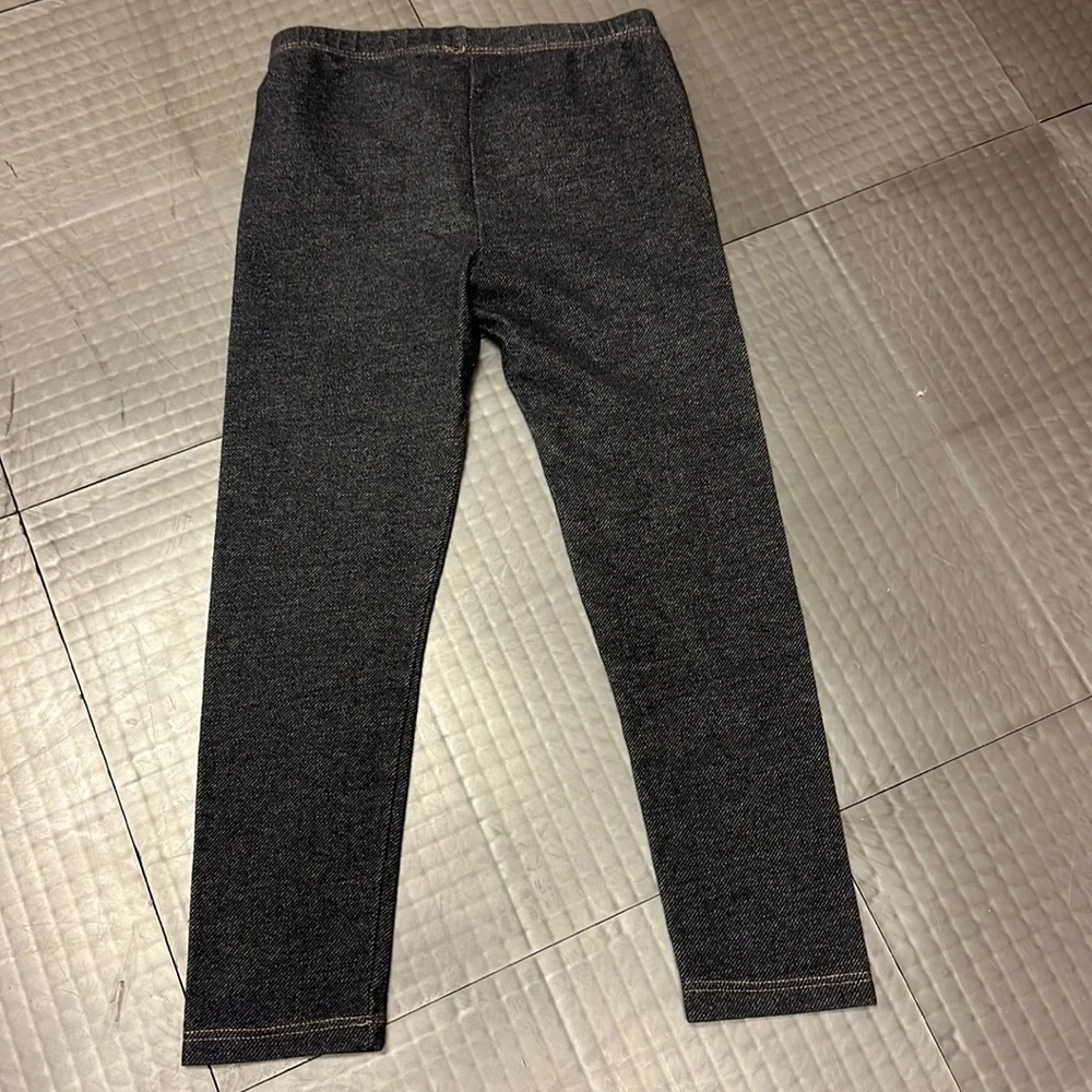 CAT & JACK GIRLS 4T LEGGINGS PURPLE AND NAVY BLUE